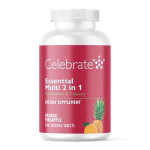 Essential Multi 2 in 1 Multivitamin with Calcium, Chewable Free Shipping Looking For