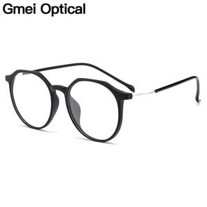 Gmei Optical Stylish Ultralight TR90 Round Women Prescription Glasses Frame For Myopia Optical Spectacles Women Eyewear M3060 Cheap Pice