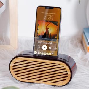 "Amplify & Chill" Wooden Sound Booster In China Online