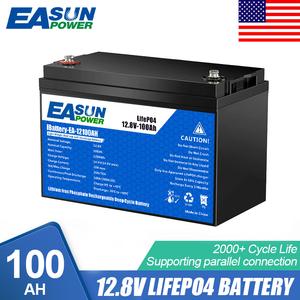 Easun Power 12.8V 100AH Lithium Energy Storage Battery for Solar Power System US Outlet Lowest Pice