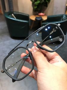 JIANDAN Men And Women Retro Big Frame Korean Version Double Beam Big Face Anti-Blue Light Tide Style Eyeglass Frame Free Shipping Big Discount