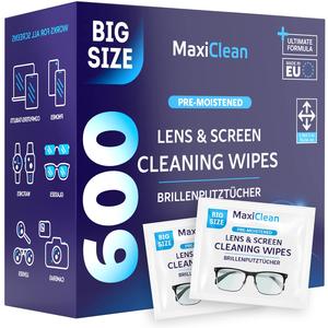 600 Eye Glass Clean Wipes Individually Wrapped Glasses Wet Wipe Lens Cleaner Bulk Tissues Pack Laptops Screen Cleaner Travel Sunglasses Camera Cleaning Pre-Moistened Reading Eyeglasses Wipes 5.9 x 5.5 Tumblr Sale Online