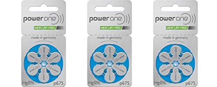 60 Powerone Hearing Aid Batteries No Mercury Size-675, 3 Pack (Batteries) For Cheap Online