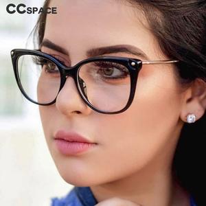 45818 Vintage Square Anti-Blue Cat Eye Glasses Frames Men Women Optical Computer Eyeglasses Clearance Tumblr