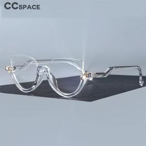 Diamonds Half Frame Glasses Frames Men Women Optical Computer Glasses 45159 With Paypal Free Shipping