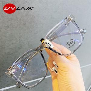UVLAIK Blue Light Blocking Women's Eyewear Frame Myopia Glasse Frames Spectacles Ladies Transparent Optical Men Eye Glasses Quality From China Wholesale