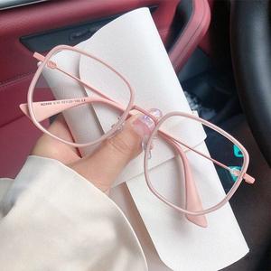 Matte Pink Anti Blue Light Ray Computer Glasses 2022 Trendy Brand Designer Optical Spectacle Eyeglasses Square Frame Sale Purchase