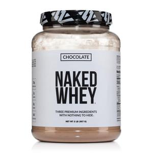 Naked Whey Chocolate Protein Powder - Only 3 Ingredients - Grass Fed Whey Protein Powder, Organic Chocolate and Organic Coconut Sugar, No GMO, No Soy, and Gluten Free - 24 Servings Clearance Tumblr