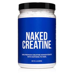 NAKED nutrition Pure Micronized Creatine Monohydrate - 100 Servings - 500 Grams, 1.1Lb Bulk, Vegan, Non-GMO, Gluten Free, Soy Free. Aid Strength Gains, No Artificial Ingredients - Naked Creatine For Sale Finishline
