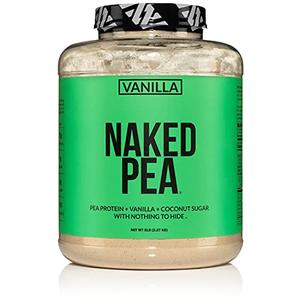 Naked Pea - Vanilla Pea Protein - Pea Protein Isolate from North American Farms - 5lb Bulk, Plant Based, Vegetarian & Vegan Protein. Easy to Digest, Non-GMO, Gluten Free, Lactose Free, Soy Free Perfect Cheap Pice