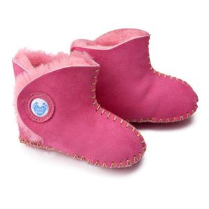 Cwtch Sheepskin Bootees Cyclamen Cheap Sale Visit New
