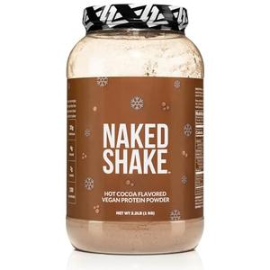 NAKED nutrition Naked Shake - Hot Cocoa Protein Shake - Plant Based Protein Powder with Mct Oil - Gluten-Free, Soy-Free, No Gmos Or Artificial Sweeteners - 30 Servings Cheapest Pice Sale Online