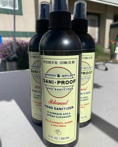 Sani-Proof Hand Sanitizer and Surface Spray Cleaner, 12 oz spray bottle Pictures For Sale