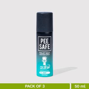 Toilet Seat Sanitizer Spray (Mint) - 50 ML (Pack of 3) Clearance Cost