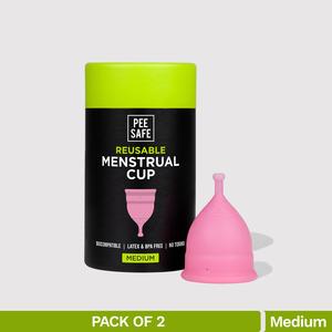 Menstrual Cups - Medium (Pack of 2) Visa Payment Cheap Pice