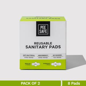 Reusable Sanitary Pads (6 Regular Pads 2 Night Pads) - Pack of 2 Buy Cheap Manchester Great Sale
