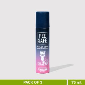 Toilet Seat Sanitizer Spray (Floral) - 75 ML (Pack of 3) Best Pices