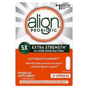 Align Probiotic Extra Strength, Probiotics for Women and Men, #1 Doctor Recommended Brand, 5X More Good Bacteria^ to Help Support a Healthy Digestive System*, 21 Capsules Sale Tumblr
