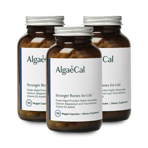 ALGAECAL - Plant Based Calcium Supplement with Vitamin D3 (1000 IU) for Bone Strength, Contains 13 Minerals Supporting Bone Health, Organic Calcium for Women & Men, 90 Veggie Caps, 3 Month Supply Outlet Get To Buy