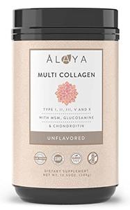 Alaya Multi Collagen Powder - Type I, II, III, V, X Hydrolyzed Collagen Peptides Protein Powder Supplement with MSM GC (Unflavored) (40 Servings) Cheap Buy Authentic