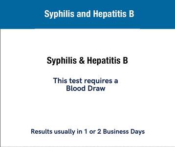 Syphilis and Hepatitis B Test Genuine Cheap Pice