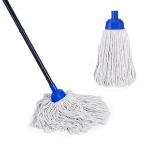 KeFanta Mop for Floor Cleaning,2 Pcs Cotton String Wet Mops Replacement Head Refill Compatible with Microfiber Cloth Mop & 0.8" Diameter Mop Handle(1 Handle & 2 Mop Heads) Cheap Sale Choice