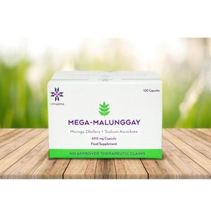 Mega-Malunggay (Moringa Oleifera Sodium Ascorbate) 100s & 30s Free Shipping Largest Supplier