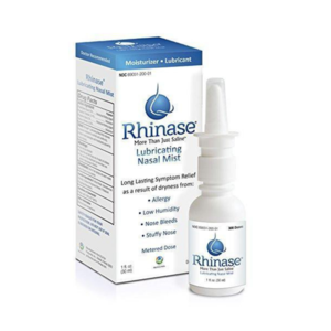Rhinase Lubricating Nasal Mist - Aloe & Fragrance-Free Saline Solution for Dry Nose, Allergy Relief, and Nosebleed Prevention Discount Authentic