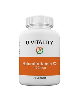 Natural Vitamin K2 100 mcg Capsules FRESH Made In USA Lowest Pice Cheap Pice