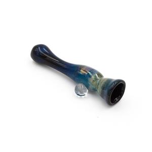 Ambrosia Glass 3.5" Blue Galaxy Chillum Outlet Hot Sale