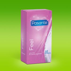 Pasante Feel Condoms 12 Pack Marketable Cheap Pice