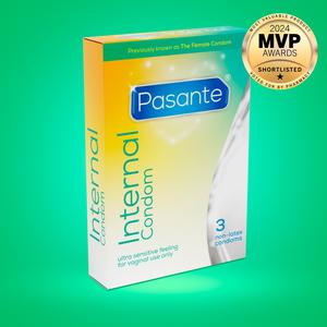 Pasante Non-Latex Internal Condom 3 Pack 100% Authentic Sale Online