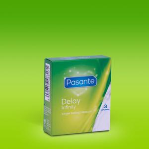 Pasante Infinity Delay Condoms 3 Pack Popular