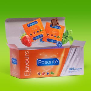 Pasante Taste flavoured condoms 144 Box Outlet Sale Online