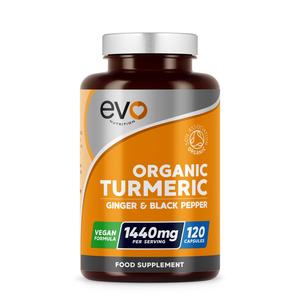 Organic Turmeric Curcumin, Ginger and Black Pepper Capsules 1440mg Free Shipping Fashion Style