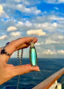 Tobaira Labradorite and Opal amulet no.2 Marketable Sale Online