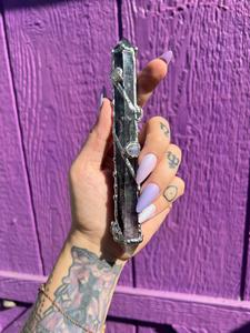 Fluorite and Moonstone Reiki Energywork wand Seven Sisters Best