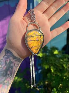 Orange Labradorite amulet Clearance Amazon