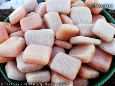 MOONSTONE Crystal Gemstone Set Of 3. Strengthen Psychic Abilities, Connect With The Divine Feminine Shop Offer