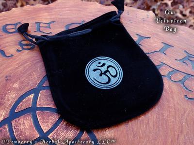 OM Velveteen Drawstring Bag 5" x 5 1/2" Free Shipping Clearance Store