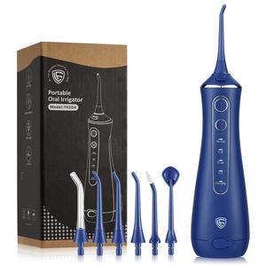 LF Water Dental Flosser for Teeth with 6 Jet Tips, 4 Modes, Professional Cordless Cleaner Picks for Teeth Cleaning, IPX7 Waterproof, Portable, Rechargeable Power Floss Oral Irrigator for Home Travel Very Cheap