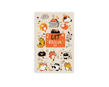 Cat Rescue 5 Classic Notebooks For Nice For Sale