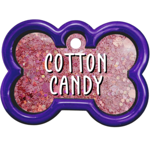 Purple Tag with Cotton Candy Fill Visit New For Sale
