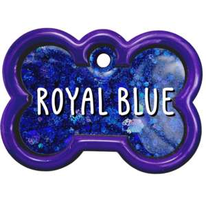 Purple Tag with Royal Blue Fill Manchester