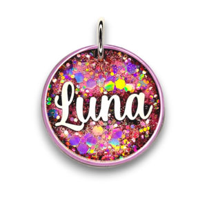 Lavender Tag with Cotton Candy Fill 100% Original