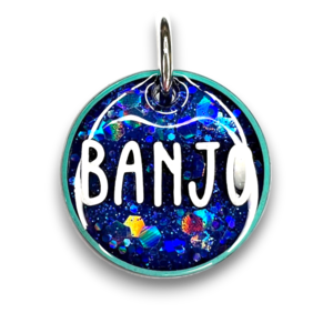 Sea Green Tag with Royal Blue Fill Free Shipping Pick A Best