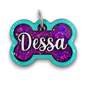 Sea Green Tag with Candy Magenta Fill Low Pice Fee Shipping For Sale