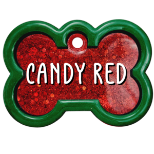 Green Tag with Candy Red Fill Sale Extremely