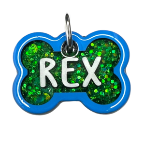 Blue Tag with Emerald Fill Discount High Quality