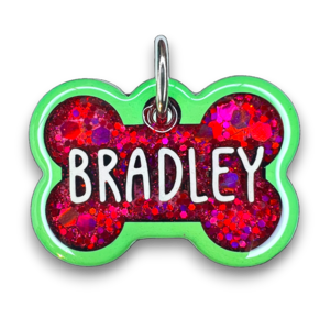 Lime Tag with Hot Pink Fill Real Sale Online